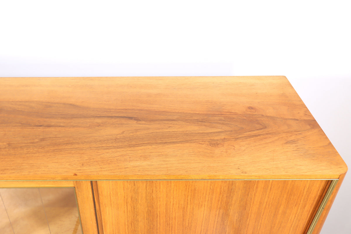 Mid Century Vitrine Highboard Vintage Vitrinenschrank Barschrank Bar Cabinet Glass Cabinet