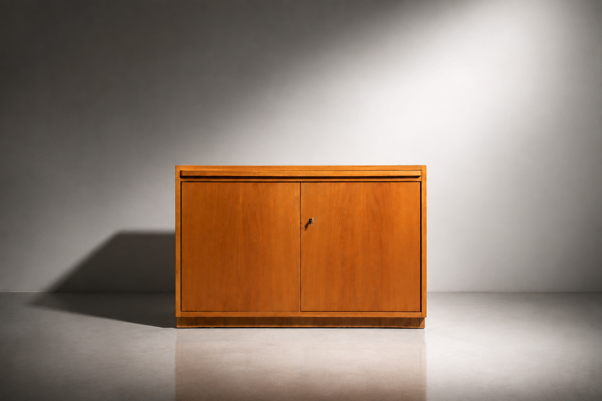 Hellerau Kommode Sekretär Schreibkommode DDR Mid Century Vintage Secretary Desk Cabinet