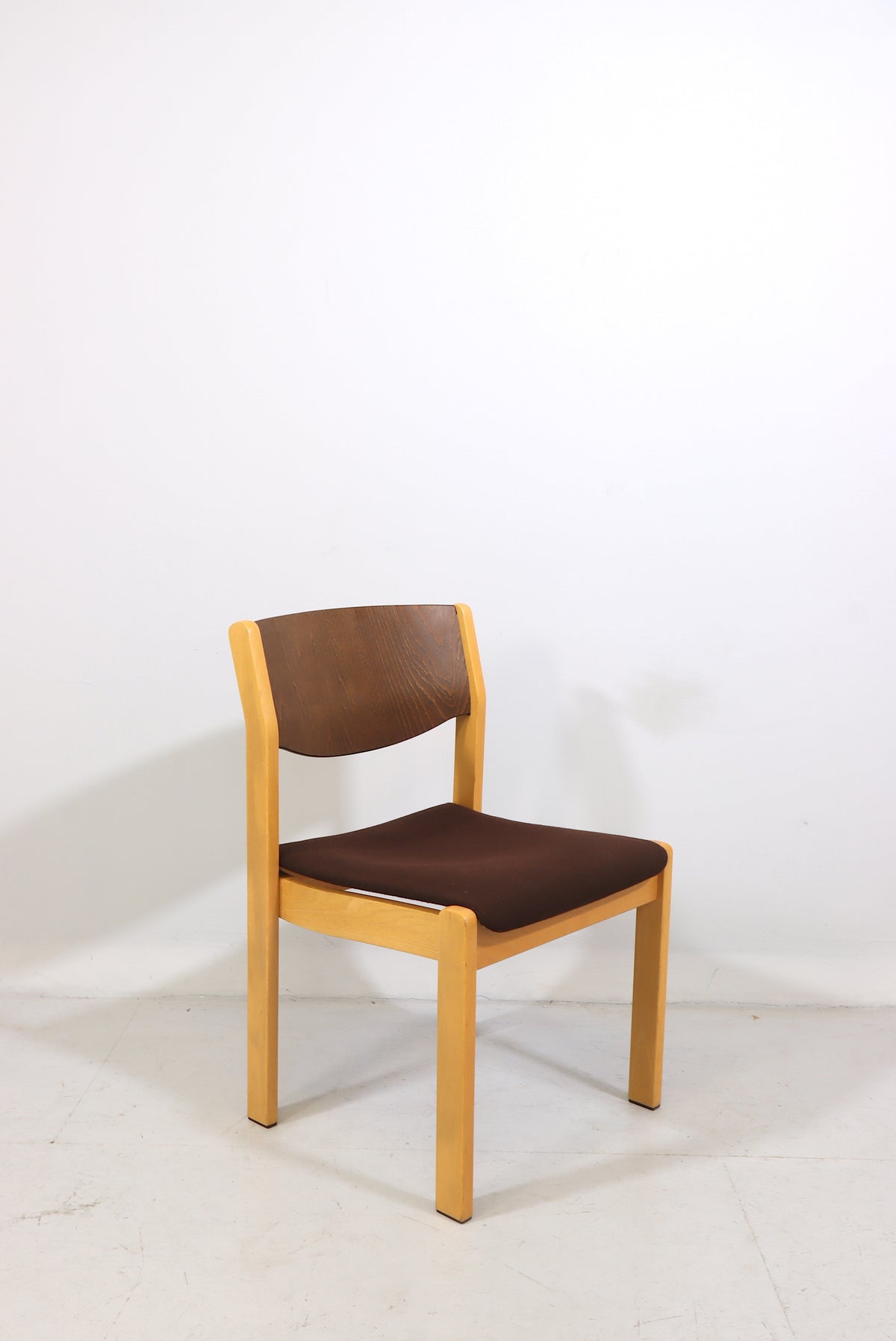 Mid Century Stuhl Vintage Skandinavisches Design Gepolstert Holz Retro Chair