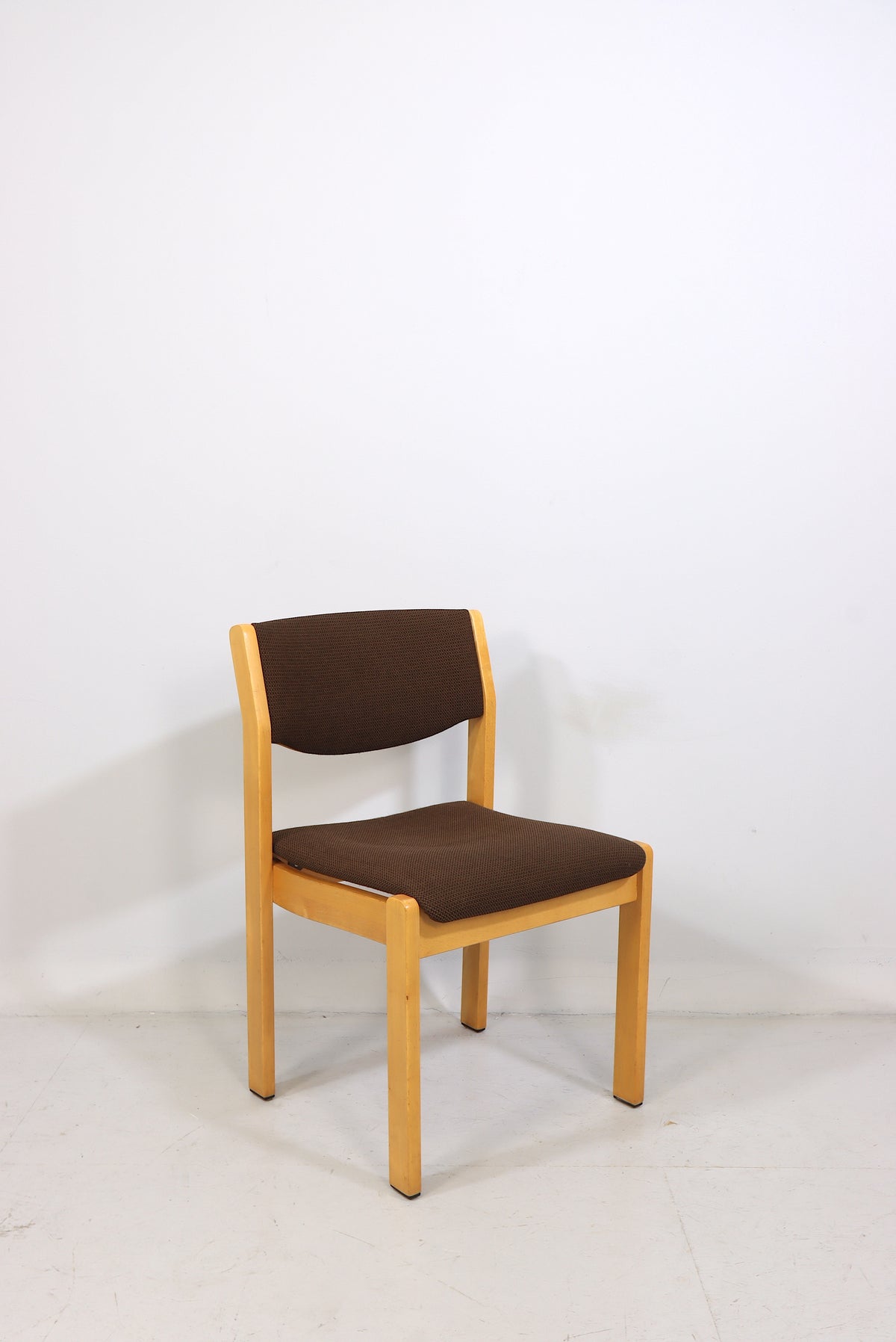 Mid Century Stuhl Vintage Skandinavisches Design Gepolstert Holz Retro Chair