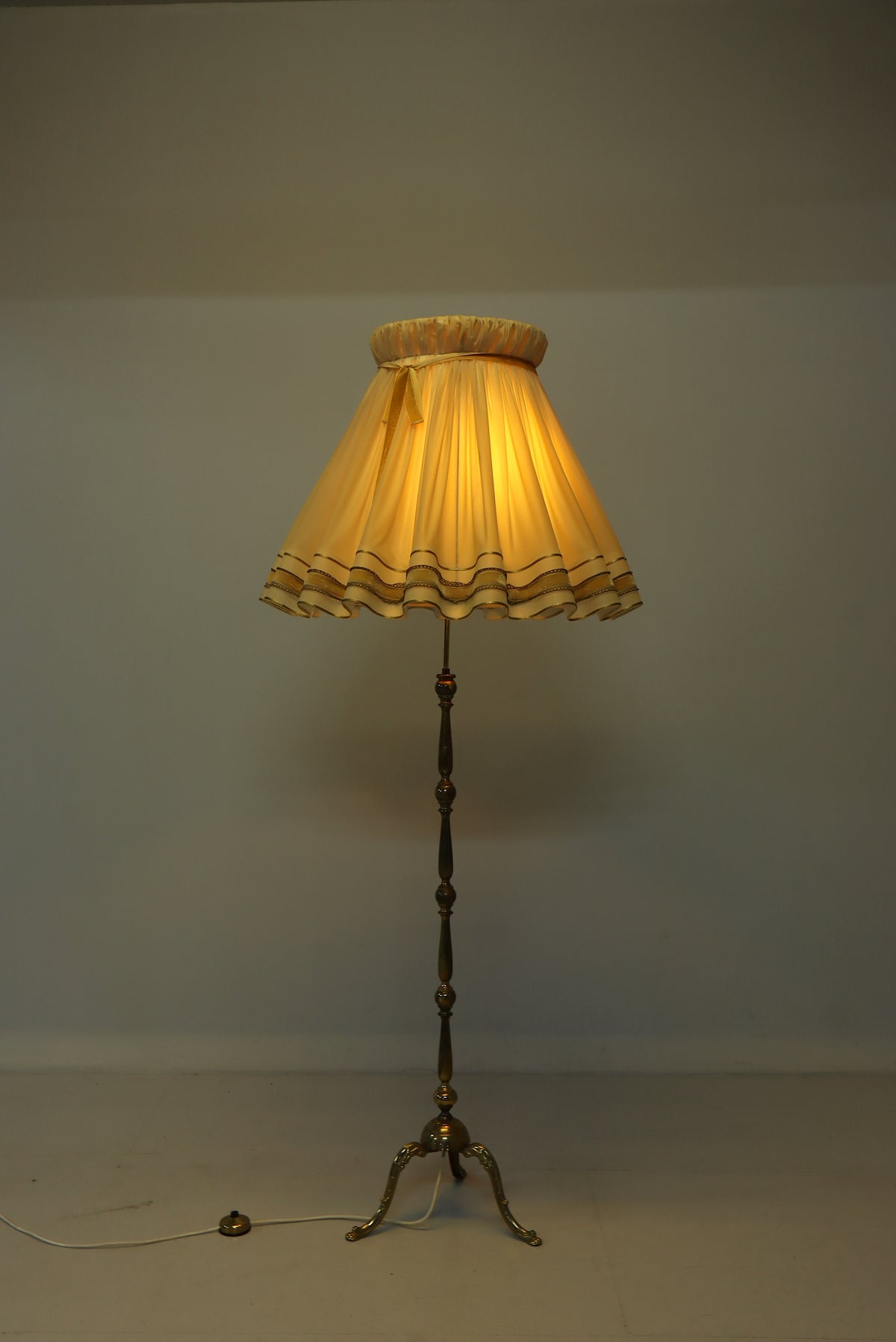 Stehlampe Messing Vintage Antik Stil Stehleuchte Lampe Retro
