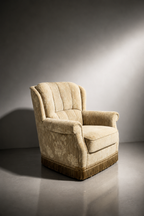 Mid Century Polstersessel Dänisch Vintage Lounge Chair Armchair Sessel Retro 1/2