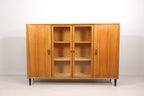Mid Century Vitrine Highboard Vintage Vitrinenschrank Barschrank Bar Cabinet Glass Cabinet