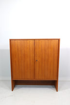 Mid Century Teak Aktenschrank 60er Jahre Vintage Bücherschrank Holzschrank Filing Cabinet Bookcase