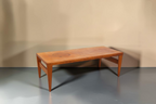 Vintage Space Kai Kristiansen Couchtisch aus Teakholz im Mid Century Design mit konischen Beinen