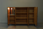 Mid Century Vitrine Highboard Vintage Vitrinenschrank Barschrank Bar Cabinet Glass Cabinet