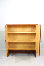 Mid Century Teak Aktenschrank 60er Jahre Vintage Bücherschrank Holzschrank Filing Cabinet Bookcase