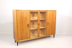 Mid Century Vitrine Highboard Vintage Vitrinenschrank Barschrank Bar Cabinet Glass Cabinet