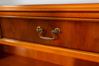 Englischer Regal Eibe Massivholz Kommode Vintage Bücherregal Antik Stil
