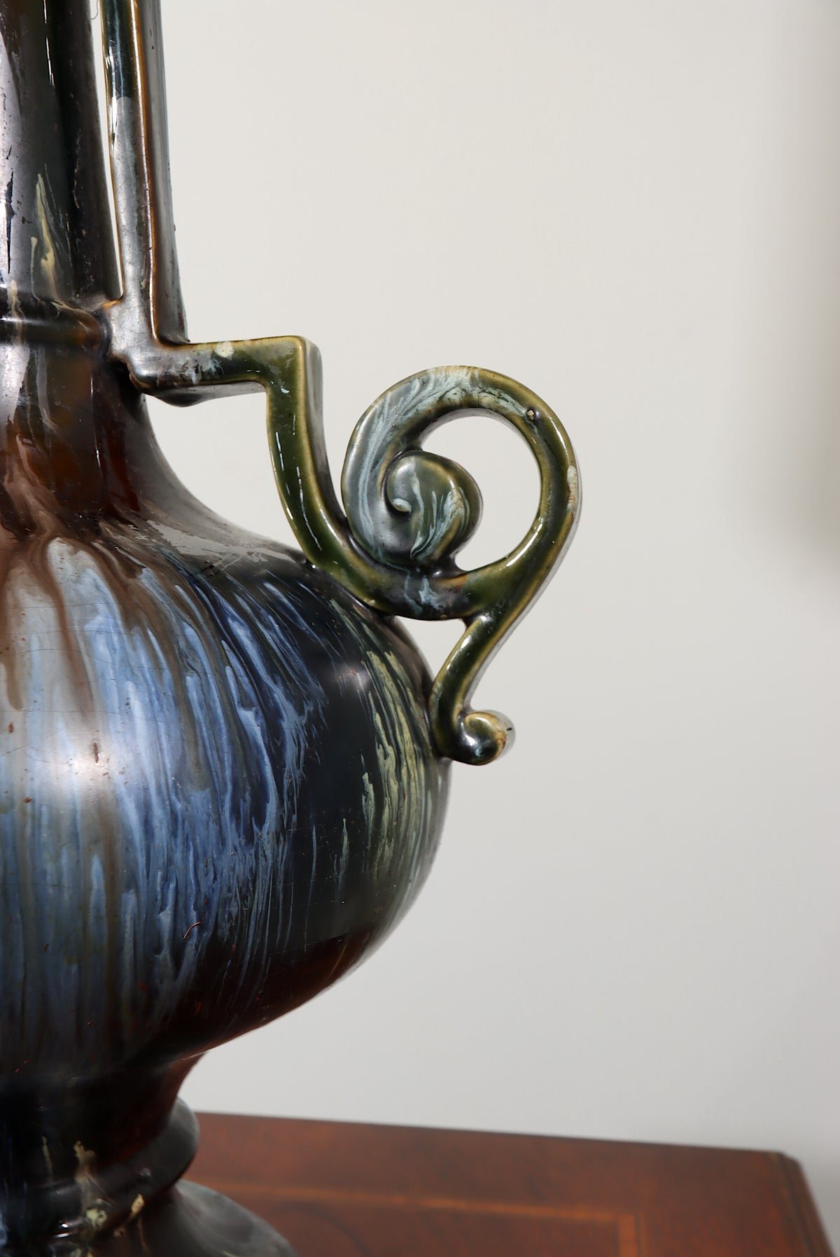 Tischlampe Keramik Vintage Antik Stil Nachttischlampe Lampe
