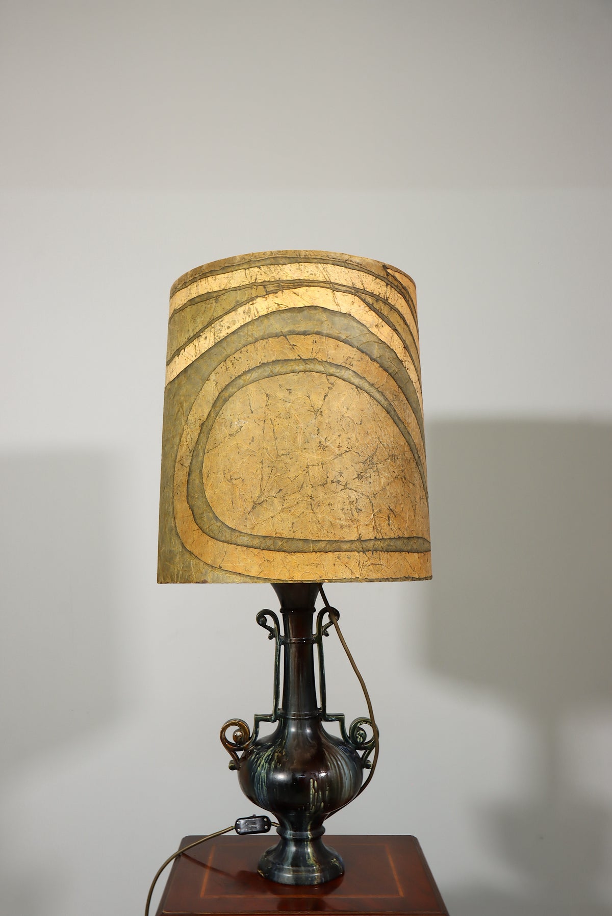 Tischlampe Keramik Vintage Antik Stil Nachttischlampe Lampe