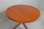 Couchtisch ausziehbar rund Echtholz Vintage Esstisch Retro