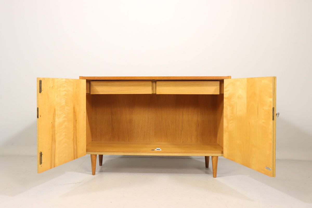 Original Hellerau 414/A Kommode 1960er Mid Century Sideboard DDR Anrichte Vintage