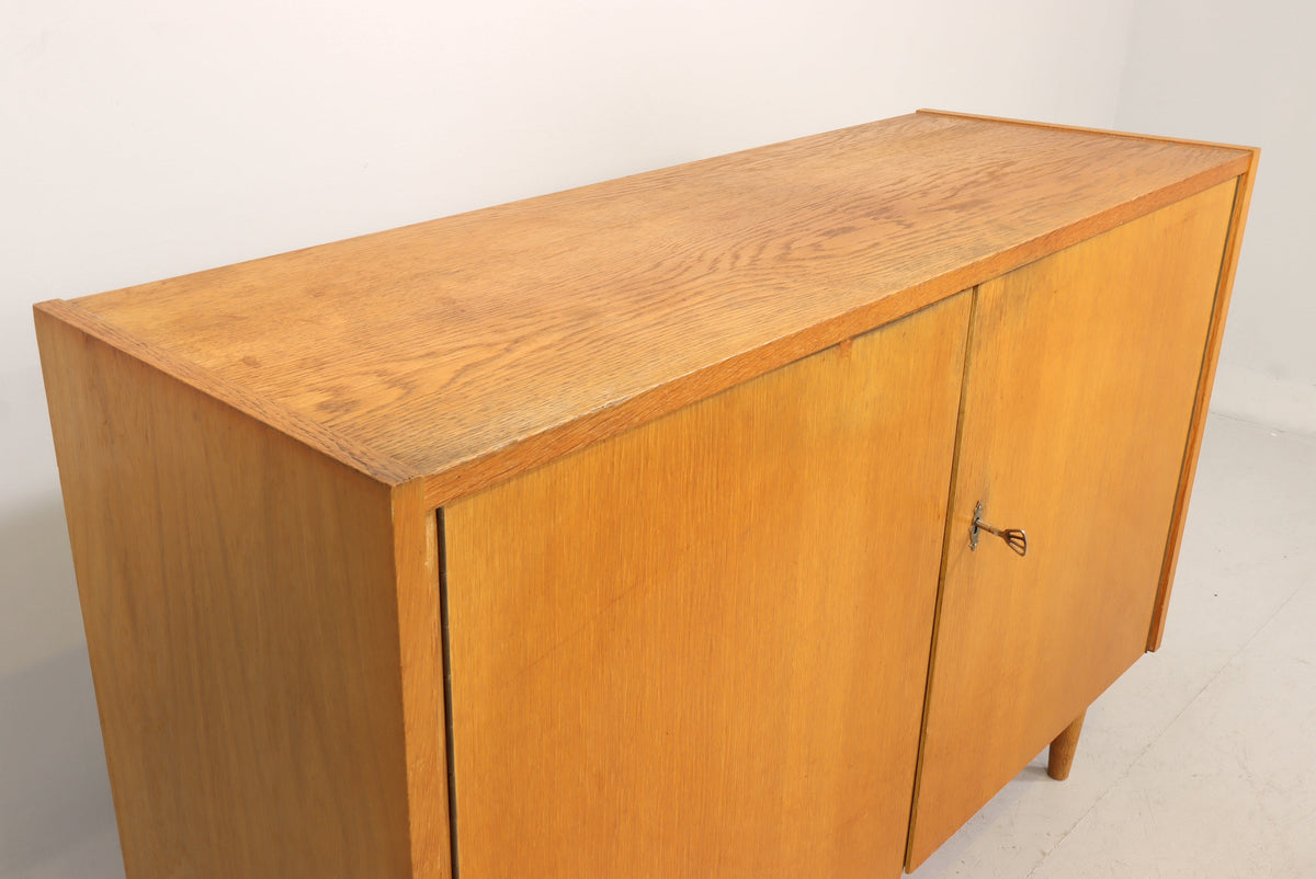 Original Hellerau 414/A Kommode 1960er Mid Century Sideboard DDR Anrichte Vintage