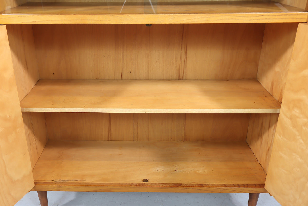 Mid Century Highboard 60er Retro Vintage DDR Vitrine Schrank Holz