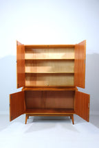 Mid Century Schrank Retro Vintage Highboard Regal Holz