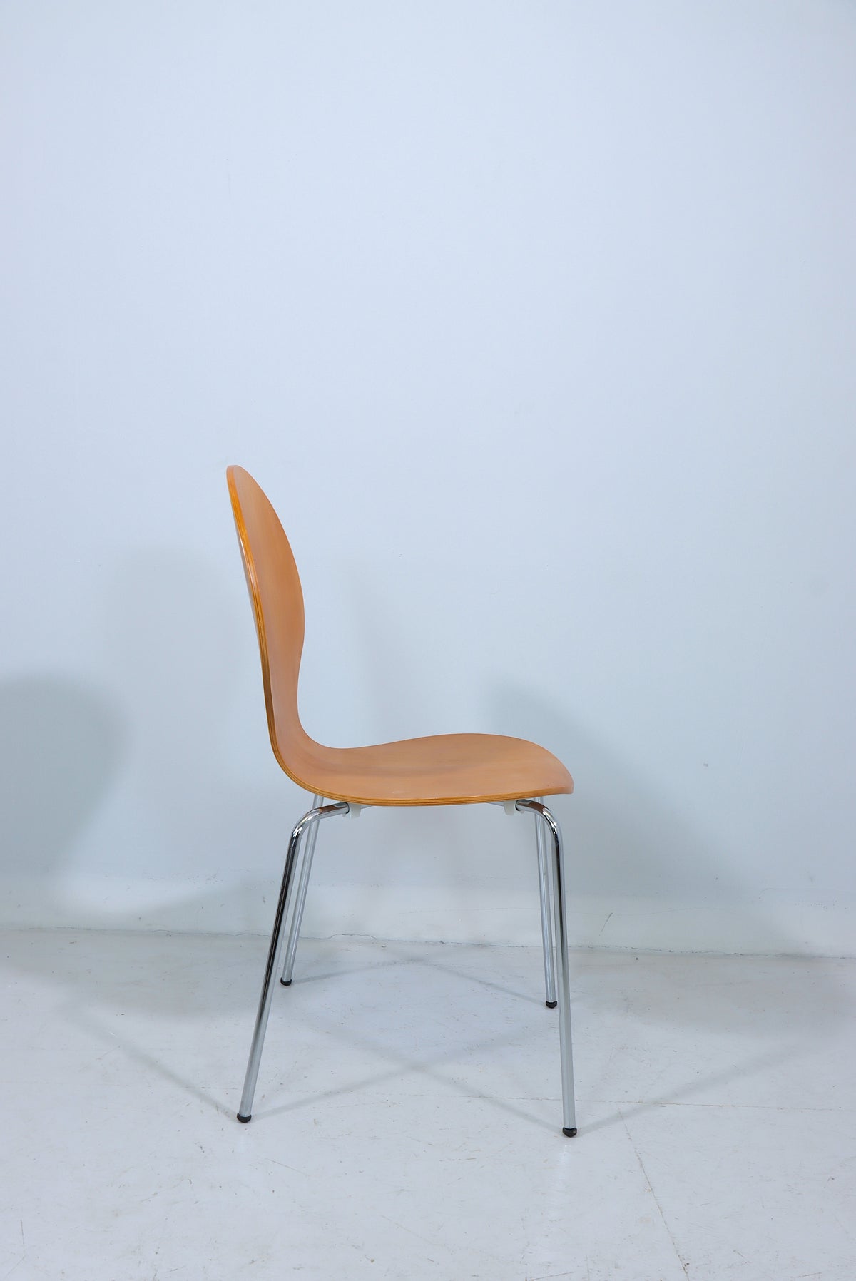 Mid Century Stuhl Holz Metall Stapelstuhl Design Retro Esszimmerstuhl Vintage