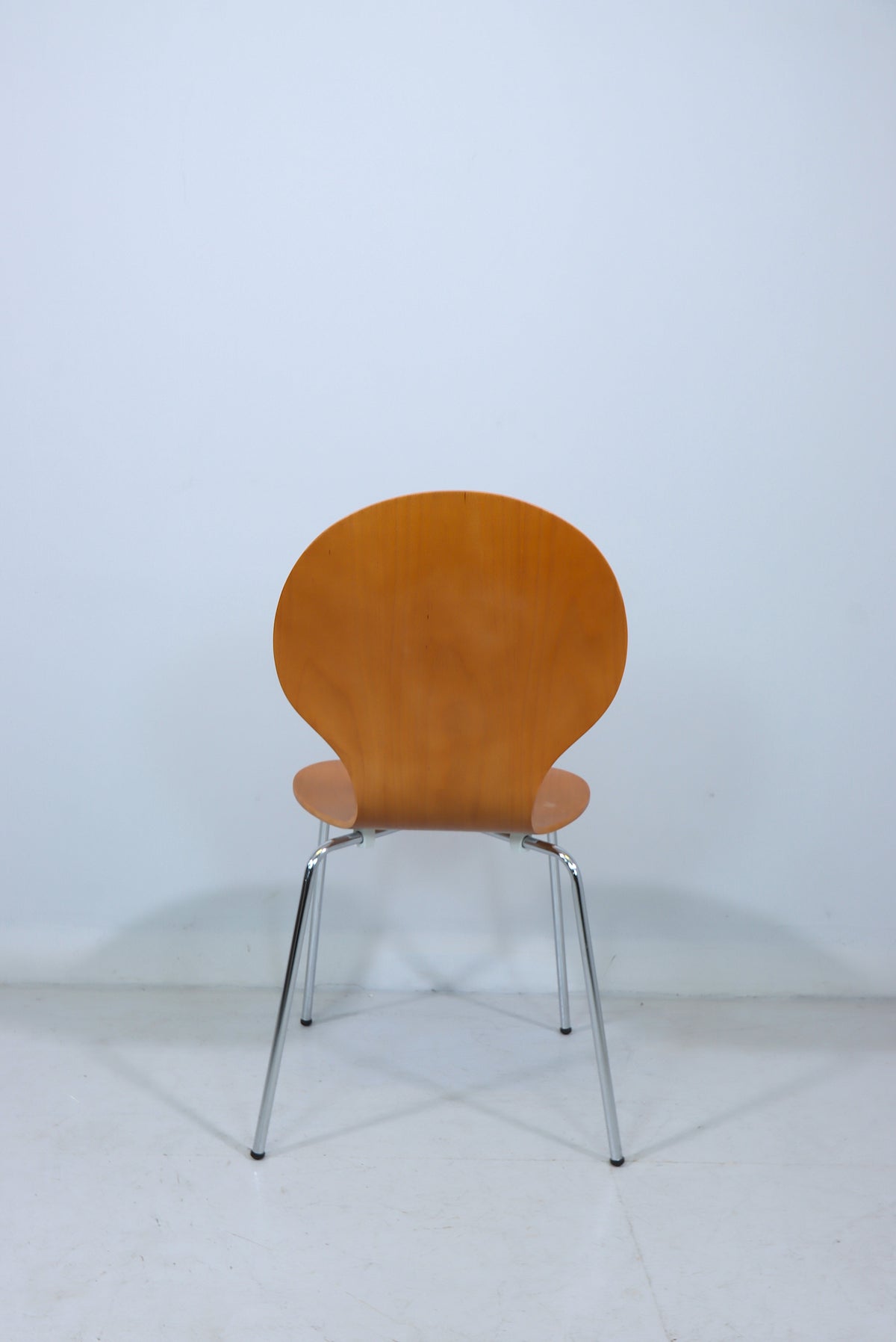 Mid Century Stuhl Holz Metall Stapelstuhl Design Retro Esszimmerstuhl Vintage