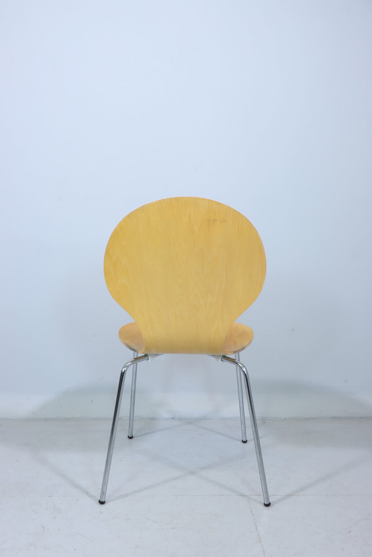 Stuhl Holz Metall Stapelstuhl Design Esszimmerstuhl Vintage Retro Chair