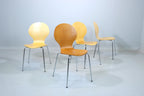 Stuhl Design Holz Metall Stapelstuhl Vintage Esszimmerstuhl Vintage Chair