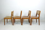 4x EKA Küchenstühle Danish Design Mid Century Stuhl Dinning Chair Retro