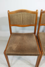 4x EKA Küchenstühle Danish Design Mid Century Stuhl Dinning Chair Retro