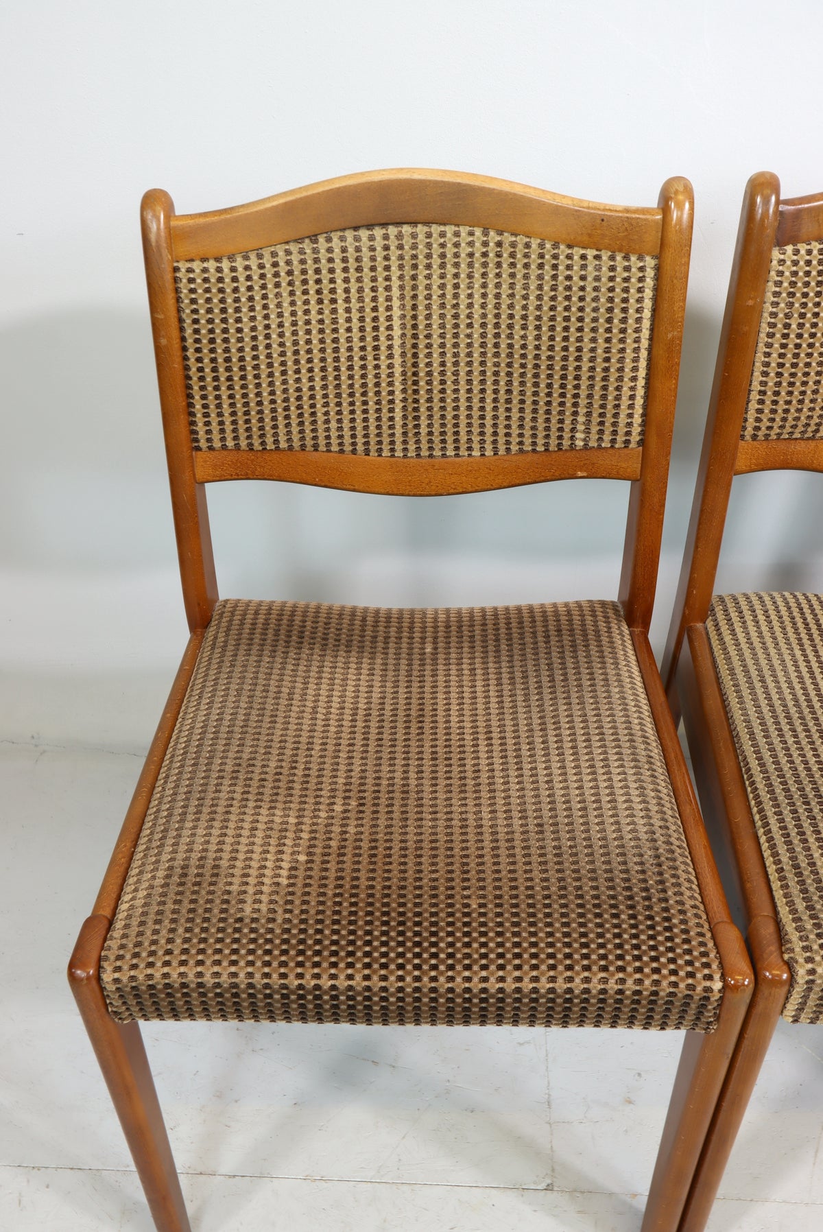 4x EKA Küchenstühle Danish Design Mid Century Stuhl Dinning Chair Retro