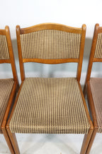 4x EKA Küchenstühle Danish Design Mid Century Stuhl Dinning Chair Retro