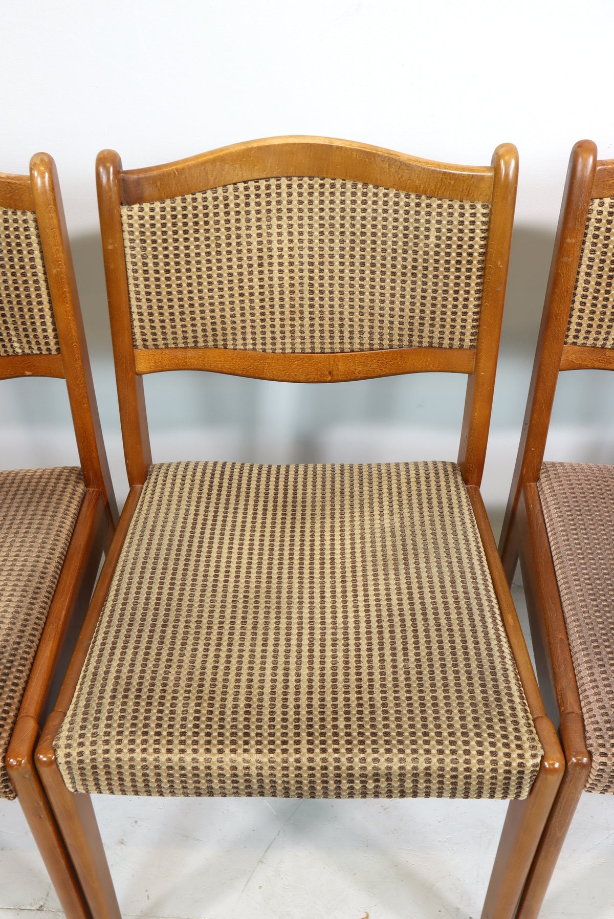 4x EKA Küchenstühle Danish Design Mid Century Stuhl Dinning Chair Retro