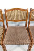4x EKA Küchenstühle Danish Design Mid Century Stuhl Dinning Chair Retro