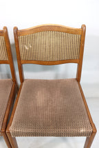 4x EKA Küchenstühle Danish Design Mid Century Stuhl Dinning Chair Retro