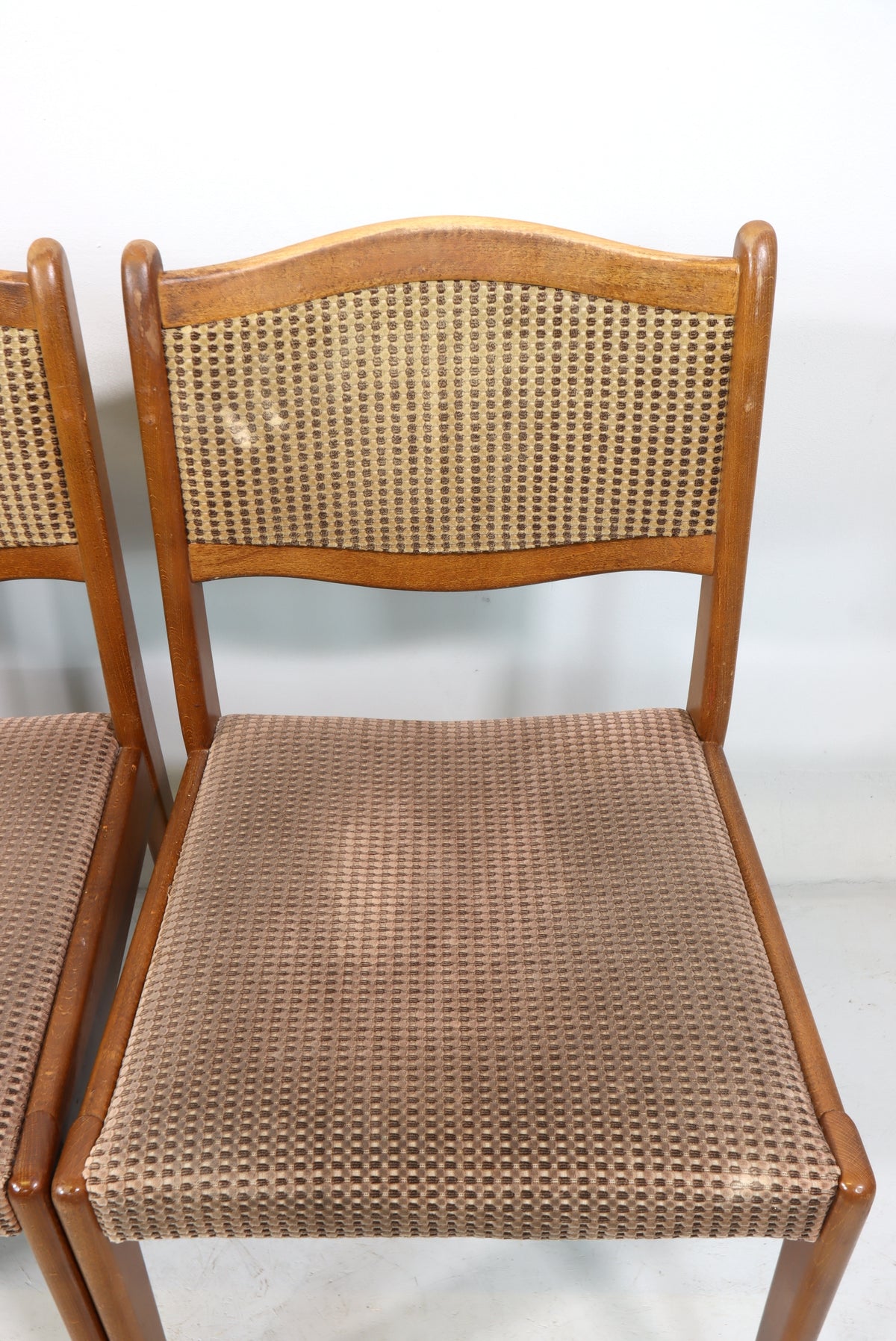 4x EKA Küchenstühle Danish Design Mid Century Stuhl Dinning Chair Retro