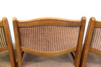 4x EKA Küchenstühle Danish Design Mid Century Stuhl Dinning Chair Retro