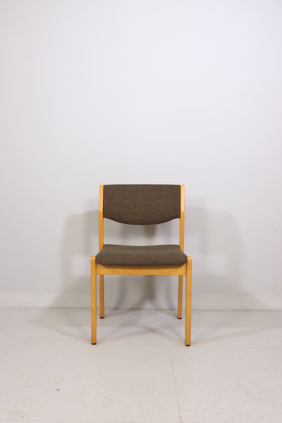 Mid Century Stuhl Vintage Skandinavisches Design Holzstuhl Retro 1/2