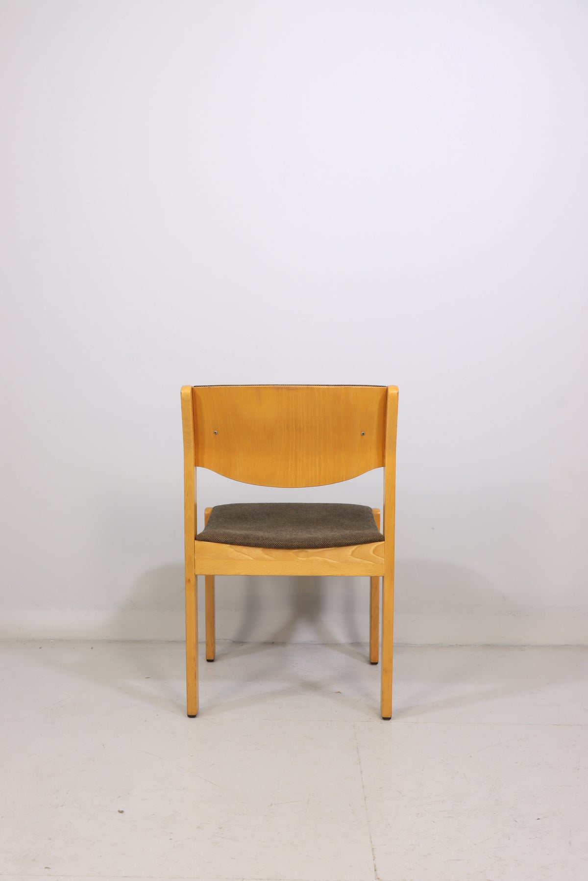 Mid Century Stuhl Vintage Skandinavisches Design Holzstuhl Retro 1/2