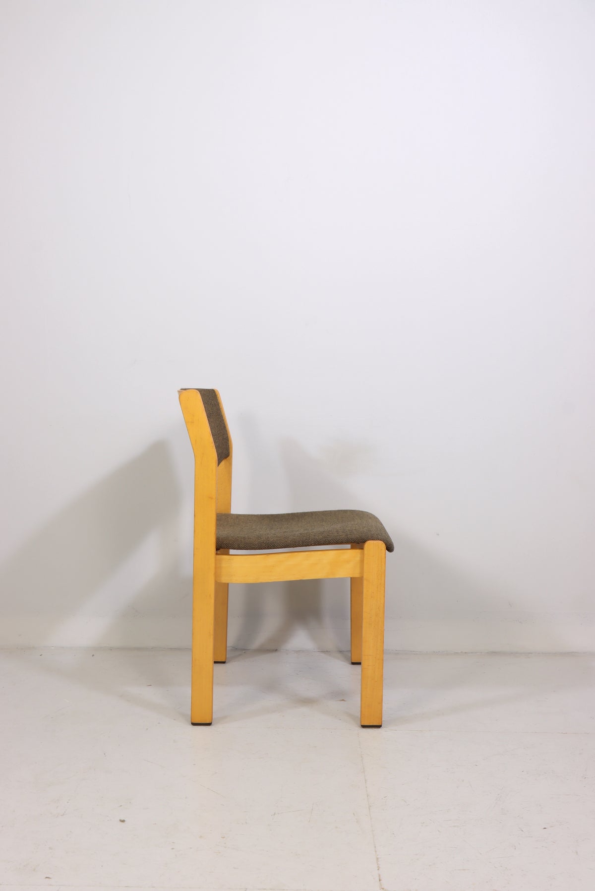 Mid Century Stuhl Vintage Skandinavisches Design Holzstuhl Retro 1/2