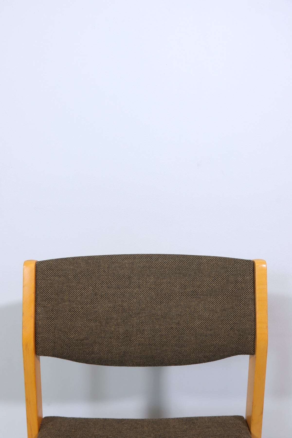 Mid Century Stuhl Vintage Skandinavisches Design Holzstuhl Retro 1/2
