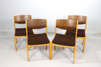 4x Mid Century Esszimmerstühle Skandinavisch Design Vintage Chairs Retro