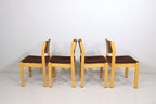 4x Mid Century Esszimmerstühle Skandinavisch Design Vintage Chairs Retro