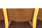 4x Mid Century Esszimmerstühle Skandinavisch Design Vintage Chairs Retro