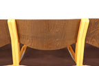 4x Mid Century Esszimmerstühle Skandinavisch Design Vintage Chairs Retro