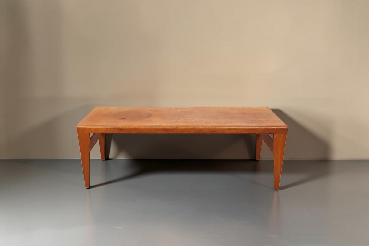 Vintage Space Kai Kristiansen Couchtisch aus Teakholz im Mid Century Design mit konischen Beinen