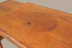 Vintage Space Kai Kristiansen Couchtisch aus Teakholz im Mid Century Design mit ausziehbarer Tischplatte