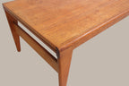 Vintage Space Kai Kristiansen Couchtisch aus Teakholz im Mid Century Design mit konischen Beinen