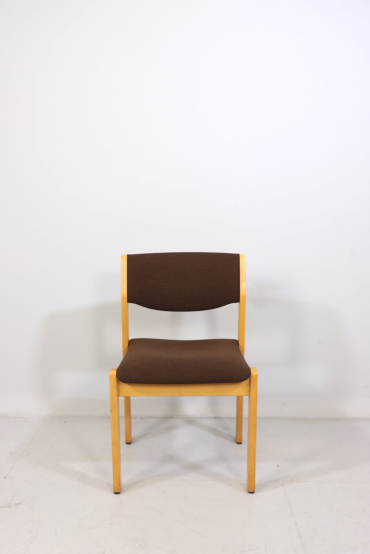 Mid Century Stuhl Vintage Skandinavisches Design Gepolstert Holz Retro Chair