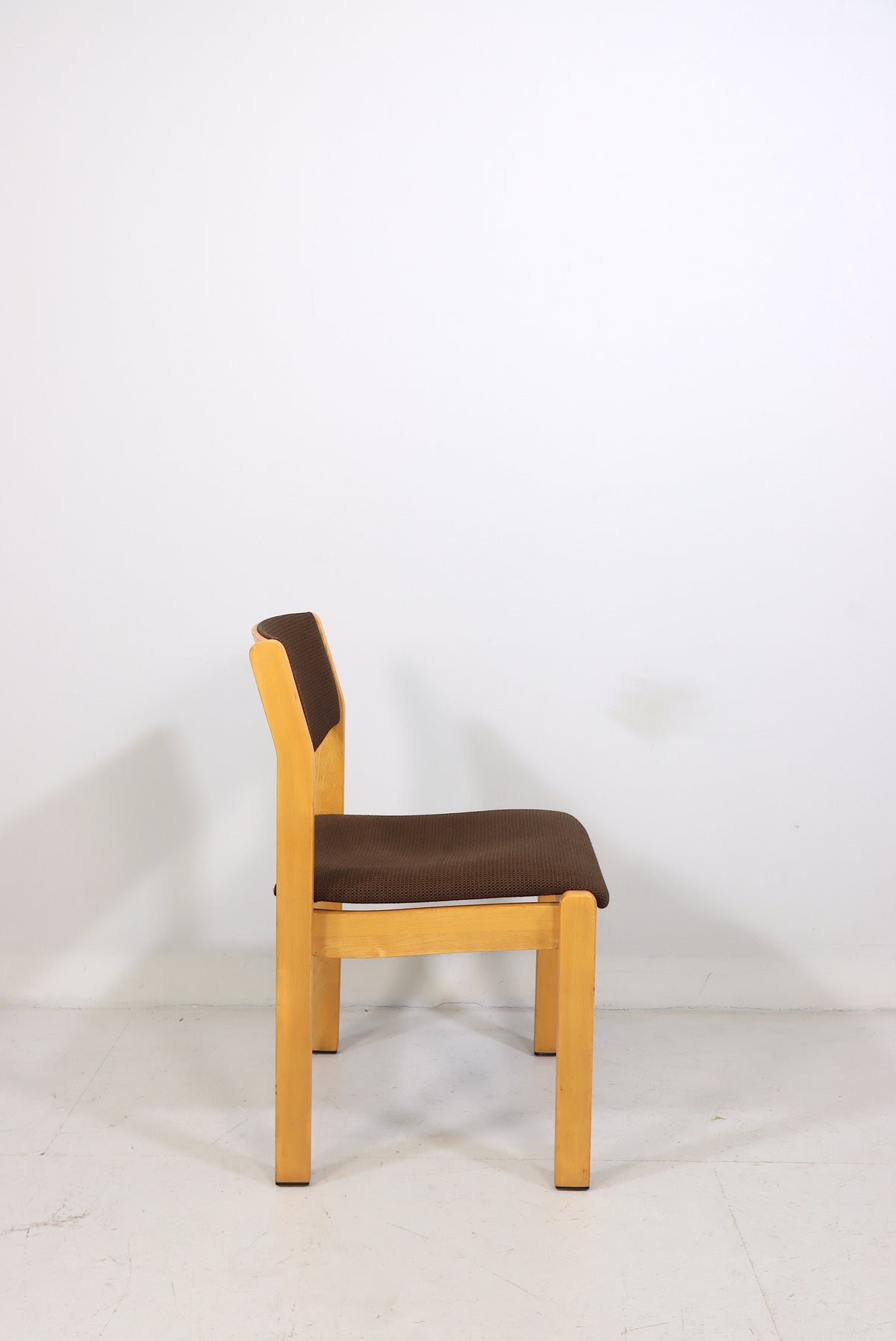 Mid Century Stuhl Vintage Skandinavisches Design Gepolstert Holz Retro Chair