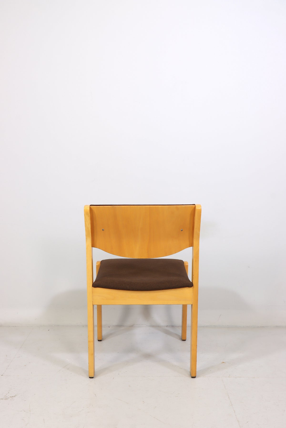 Mid Century Stuhl Vintage Skandinavisches Design Gepolstert Holz Retro Chair