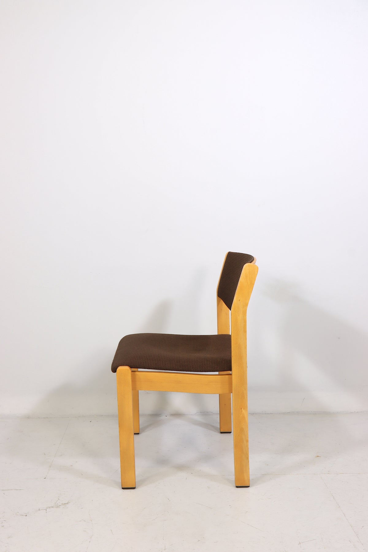 Mid Century Stuhl Vintage Skandinavisches Design Gepolstert Holz Retro Chair