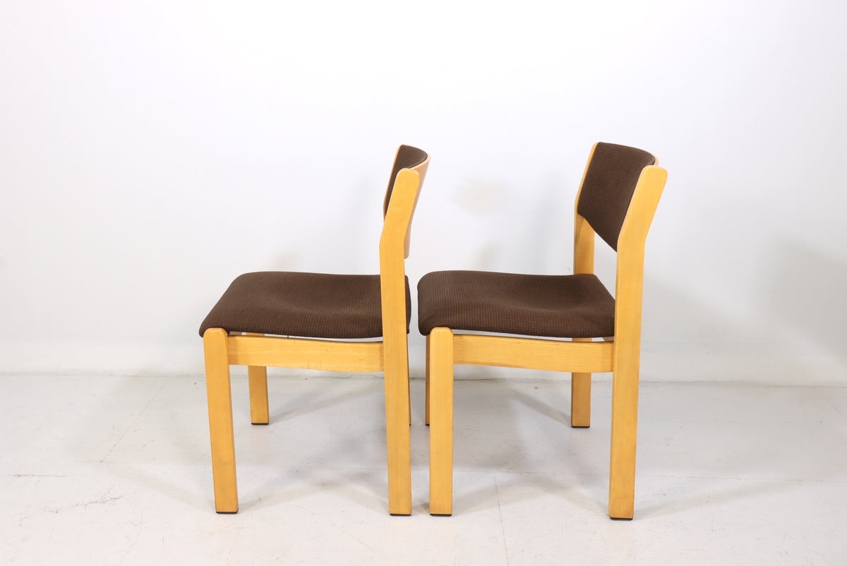 Mid Century Stühle 2er Set Vintage Skandinavisches Design Retro Chairs