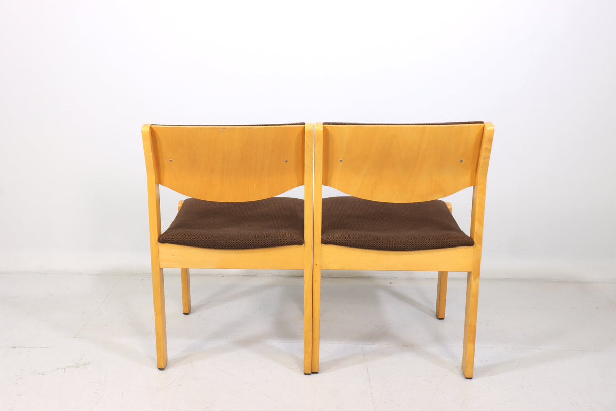 Mid Century Stühle 2er Set Vintage Skandinavisches Design Retro Chairs